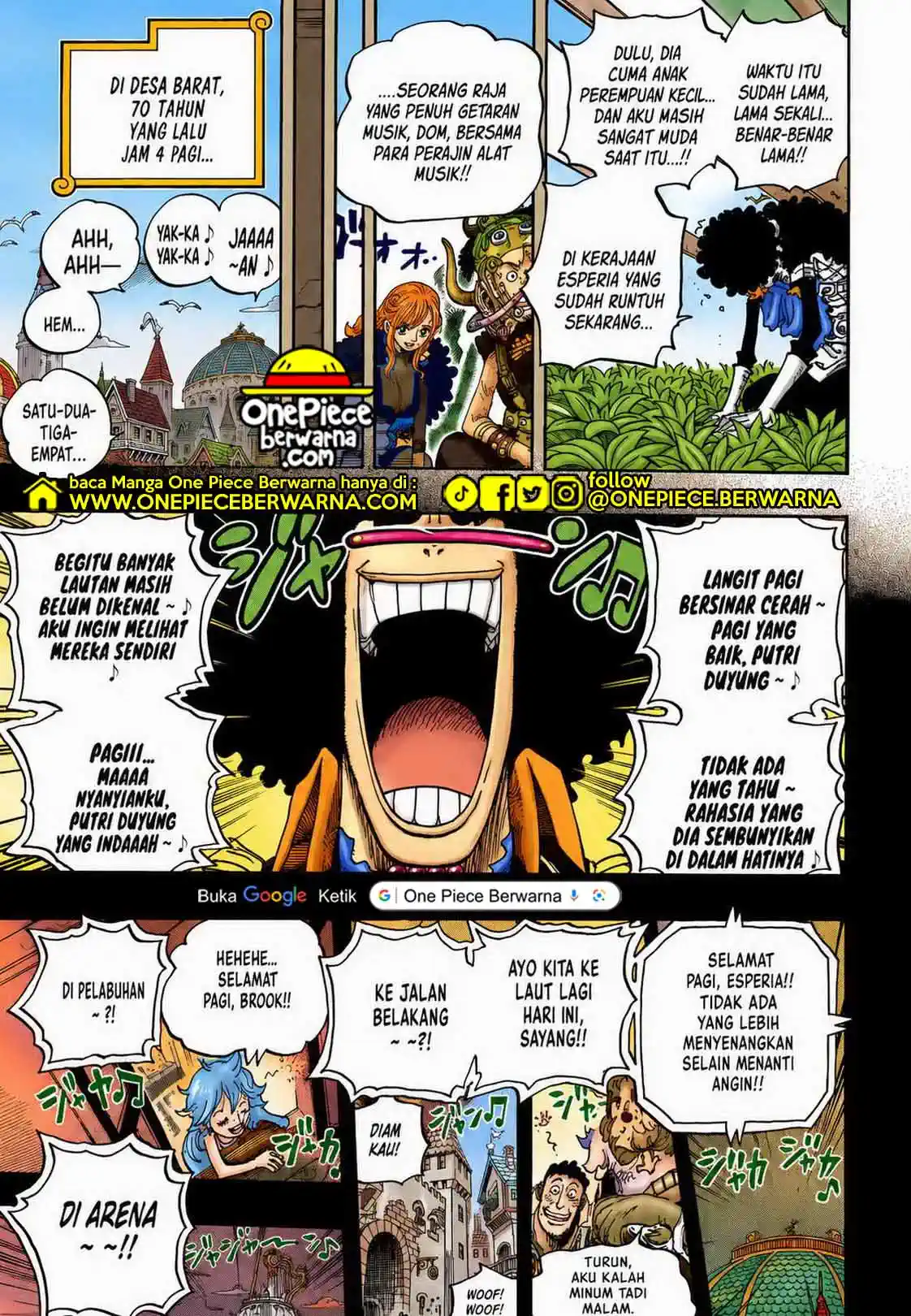 One Piece berwarna 1183 1184 1185 bahasa indonesia